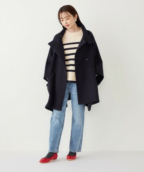 SHIPS / シップス ポンチョ | SHIPS Colors:〈手洗い可能〉ジャージー メルトン ポンチョ◇ | 詳細24