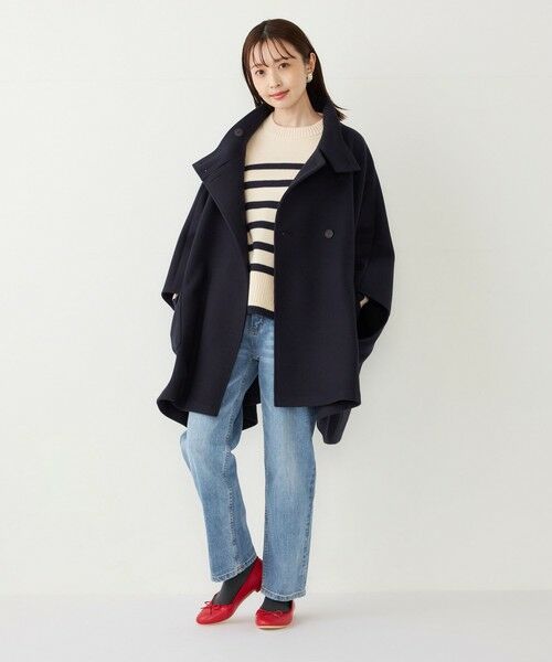 SHIPS / シップス ポンチョ | SHIPS Colors:〈手洗い可能〉ジャージー メルトン ポンチョ◇ | 詳細29