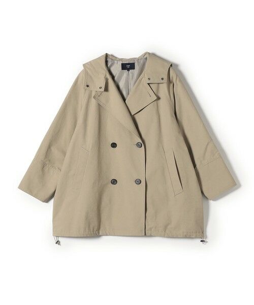 SHIPS / シップス トレンチコート | SHIPS Colors:フード トレンチ ハーフ コート | 詳細1