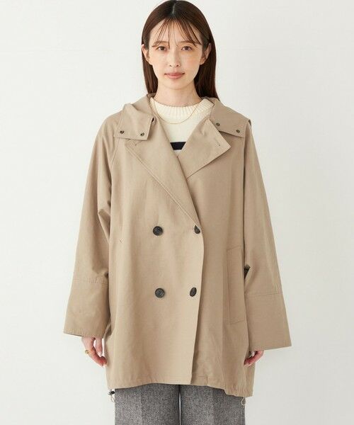 SHIPS / シップス トレンチコート | SHIPS Colors:フード トレンチ ハーフ コート | 詳細14
