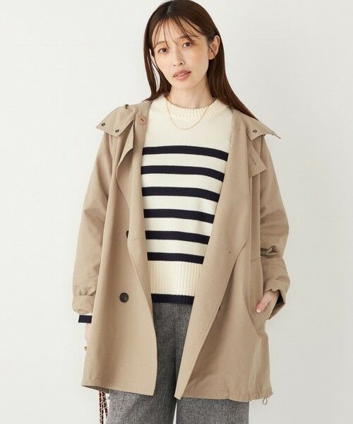 SHIPS / シップス トレンチコート | SHIPS Colors:フード トレンチ ハーフ コート | 詳細18