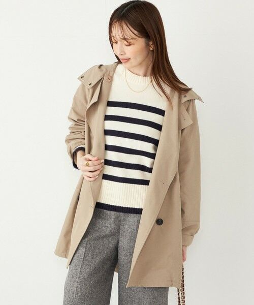 SHIPS / シップス トレンチコート | SHIPS Colors:フード トレンチ ハーフ コート | 詳細19