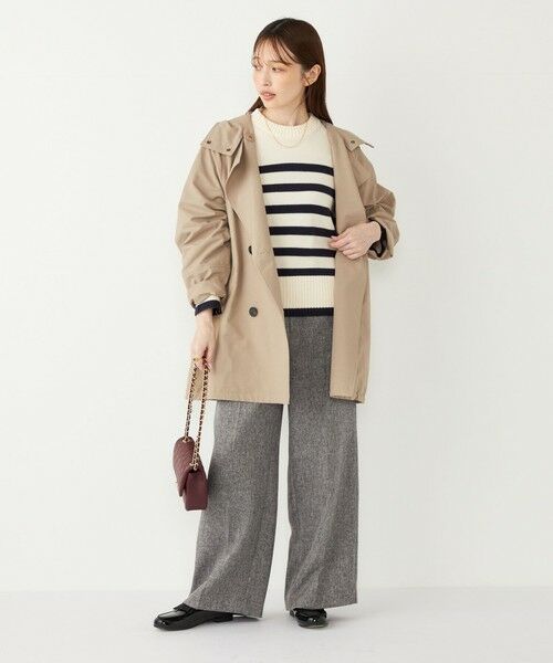 SHIPS / シップス トレンチコート | SHIPS Colors:フード トレンチ ハーフ コート | 詳細22