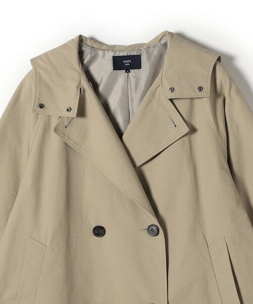 SHIPS / シップス トレンチコート | SHIPS Colors:フード トレンチ ハーフ コート | 詳細6