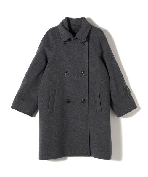 SHIPS / シップス ステンカラーコート | SHIPS Colors:SUPER100 ラグランスリーブ ダブルボタン コート◇ | 詳細1