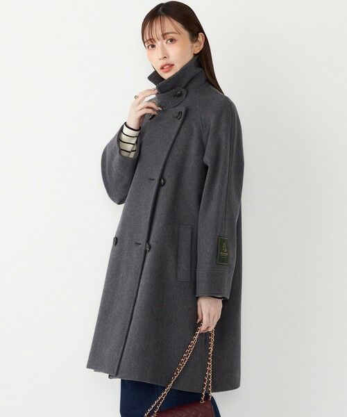 SHIPS / シップス ステンカラーコート | SHIPS Colors:SUPER100 ラグランスリーブ ダブルボタン コート◇ | 詳細5