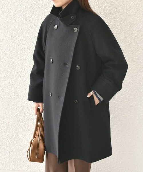 SHIPS / シップス ステンカラーコート | SHIPS Colors:SUPER100 ラグランスリーブ ダブルボタン コート◇ | 詳細11