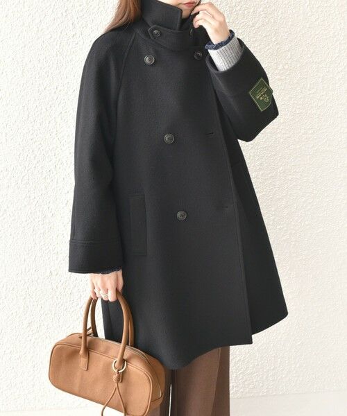 SHIPS / シップス ステンカラーコート | SHIPS Colors:SUPER100 ラグランスリーブ ダブルボタン コート◇ | 詳細12