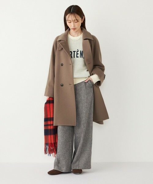 SHIPS / シップス ステンカラーコート | SHIPS Colors:SUPER100 ラグランスリーブ ダブルボタン コート◇ | 詳細29