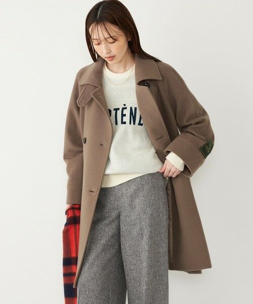 SHIPS / シップス ステンカラーコート | SHIPS Colors:SUPER100 ラグランスリーブ ダブルボタン コート◇ | 詳細30