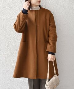 SHIPS / シップス その他アウター | SHIPS Colors:SUPER100 ウール ノーカラー コート◇