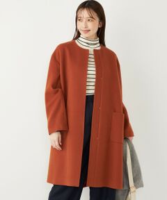 SHIPS / シップス その他アウター | SHIPS Colors:SUPER100 ウール ノーカラー コート◇