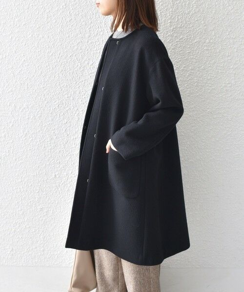 SHIPS / シップス その他アウター | SHIPS Colors:SUPER100 ウール ノーカラー コート◇ | 詳細7