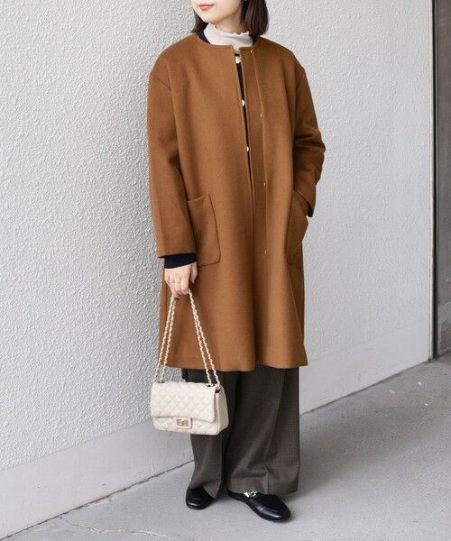 SHIPS / シップス その他アウター | SHIPS Colors:SUPER100 ウール ノーカラー コート◇ | 詳細22