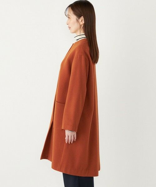 SHIPS / シップス その他アウター | SHIPS Colors:SUPER100 ウール ノーカラー コート◇ | 詳細30