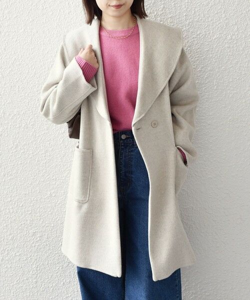 SHIPS / シップス その他アウター | SHIPS Colors:リバー ワイドカラー コート | 詳細14