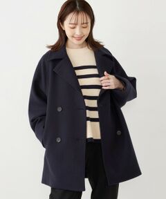 SHIPS / シップス ピーコート | SHIPS Colors:〈手洗い可能〉ジャージーメルトン ピーコート◇