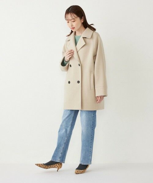 SHIPS / シップス ピーコート | SHIPS Colors:〈手洗い可能〉ジャージーメルトン ピーコート◇ | 詳細15