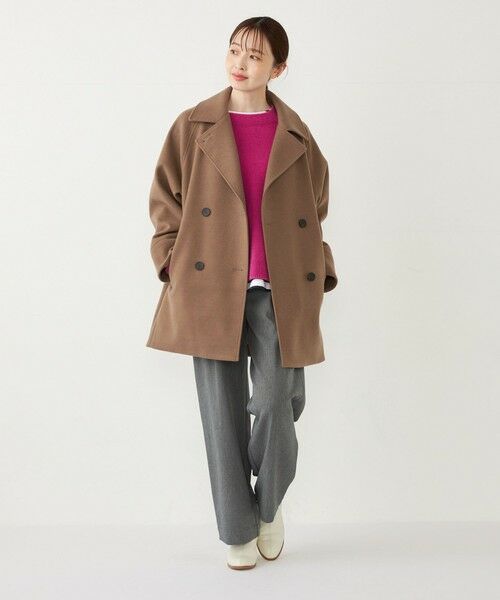 SHIPS / シップス ピーコート | SHIPS Colors:〈手洗い可能〉ジャージーメルトン ピーコート◇ | 詳細18