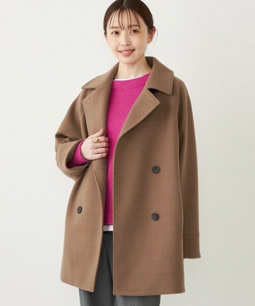 SHIPS / シップス ピーコート | SHIPS Colors:〈手洗い可能〉ジャージーメルトン ピーコート◇ | 詳細20