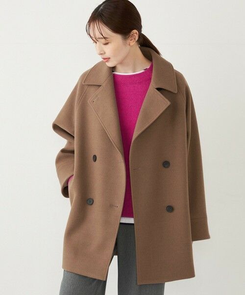 SHIPS / シップス ピーコート | SHIPS Colors:〈手洗い可能〉ジャージーメルトン ピーコート◇ | 詳細21