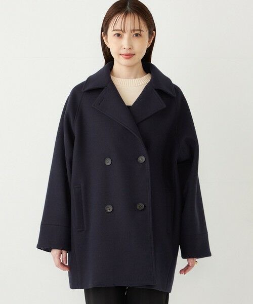 SHIPS / シップス ピーコート | SHIPS Colors:〈手洗い可能〉ジャージーメルトン ピーコート◇ | 詳細28