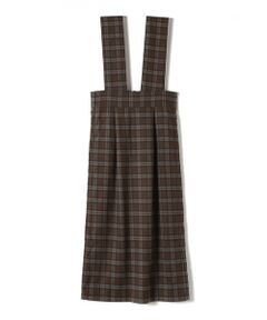 SHIPS / シップス ロング・マキシ丈ワンピース | SHIPS Colors:〈手洗い可能〉リンク チェック ジャンパー スカート