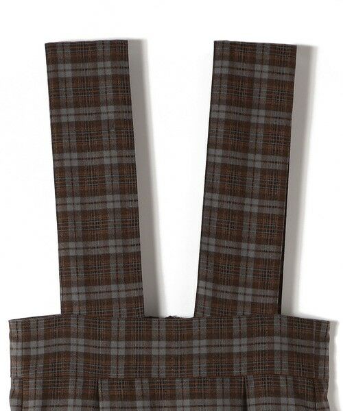 SHIPS / シップス ロング・マキシ丈ワンピース | SHIPS Colors:〈手洗い可能〉リンク チェック ジャンパー スカート | 詳細4