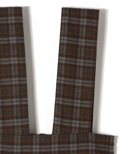 SHIPS / シップス ロング・マキシ丈ワンピース | SHIPS Colors:〈手洗い可能〉リンク チェック ジャンパー スカート | 詳細5