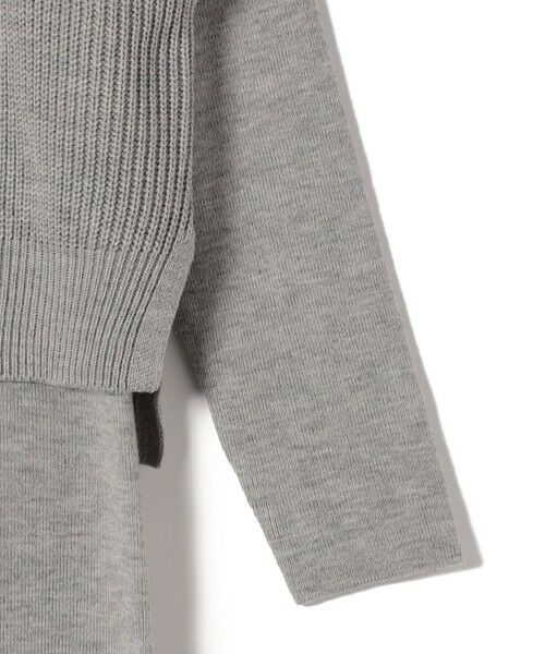 SHIPS / シップス ロング・マキシ丈ワンピース | SHIPS Colors:〈手洗い可能〉ベスト × ニット ワンピース セット◇ | 詳細8