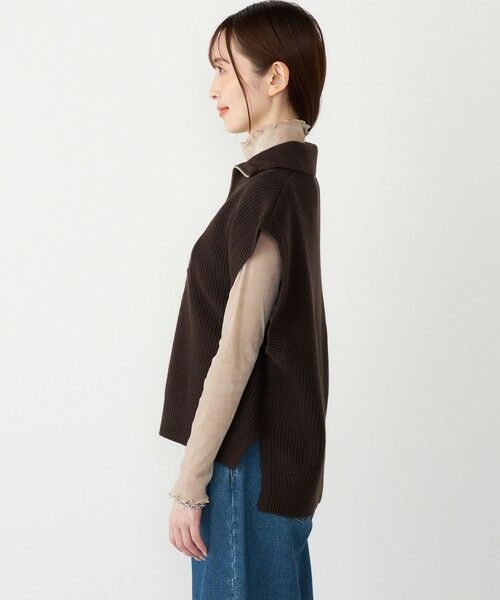 SHIPS / シップス ロング・マキシ丈ワンピース | SHIPS Colors:〈手洗い可能〉ベスト × ニット ワンピース セット◇ | 詳細26