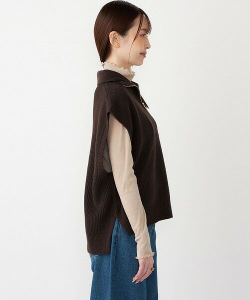 SHIPS / シップス ロング・マキシ丈ワンピース | SHIPS Colors:〈手洗い可能〉ベスト × ニット ワンピース セット◇ | 詳細28