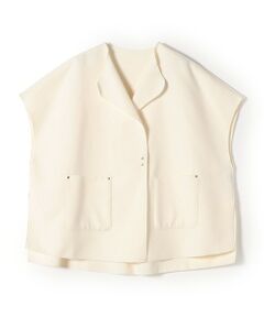 SHIPS / シップス ポンチョ | SHIPS Colors:ダブルフェイス ウールライク オーバー ジレ