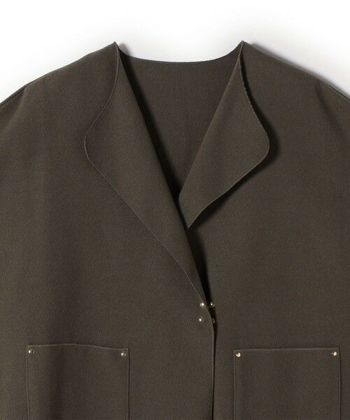 SHIPS / シップス ポンチョ | SHIPS Colors:ダブルフェイス ウールライク オーバー ジレ | 詳細6