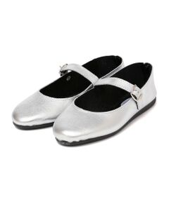 SHIPS / シップス フラットシューズ | JAVERFLEX:メタリック レザー シューズ