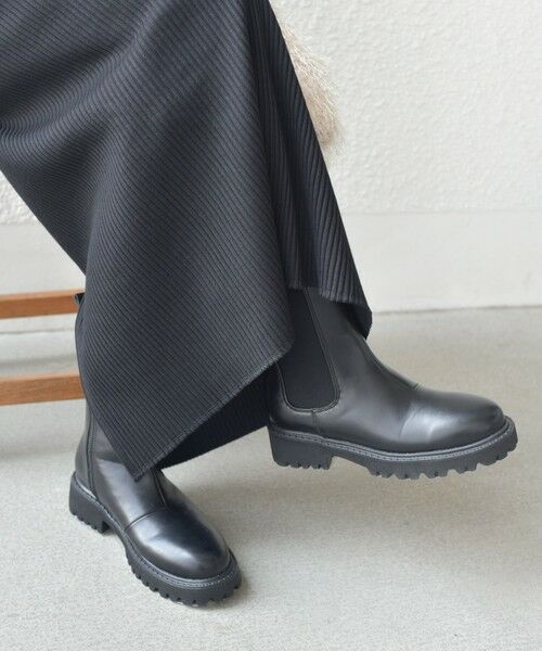 SHIPS for women/シップスウィメン SHIPS Colors:サイドゴア ブーツ ブラック 38