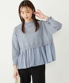 SHIPS / シップス ニット・セーター | SHIPS Colors:〈手洗い可能〉ヘムプリーツ ボートネック ニット