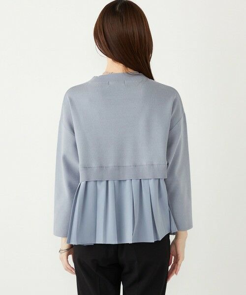 SHIPS / シップス ニット・セーター | SHIPS Colors:〈手洗い可能〉ヘムプリーツ ボートネック ニット | 詳細10