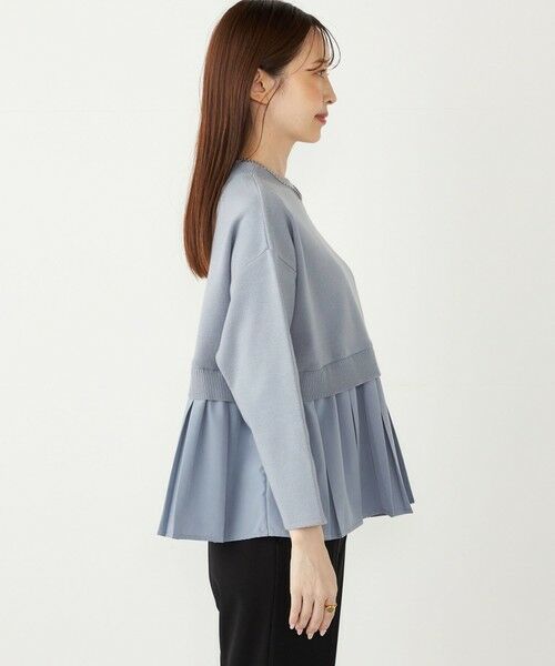 SHIPS / シップス ニット・セーター | SHIPS Colors:〈手洗い可能〉ヘムプリーツ ボートネック ニット | 詳細11