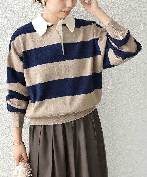 SHIPS / シップス ニット・セーター | SHIPS Colors:〈手洗い可能〉ラガー ニット | 詳細8