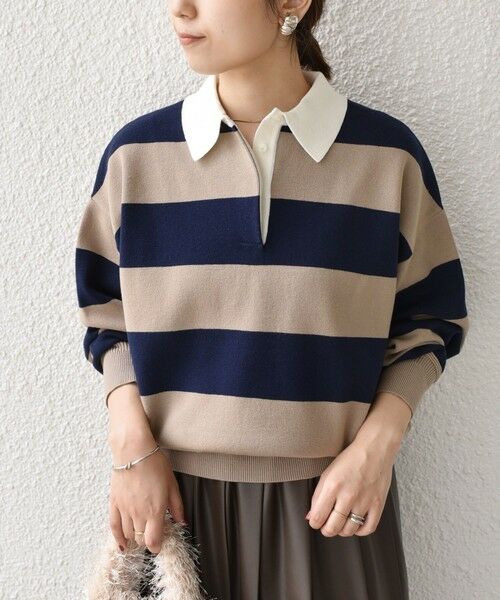 SHIPS / シップス ニット・セーター | SHIPS Colors:〈手洗い可能〉ラガー ニット | 詳細9