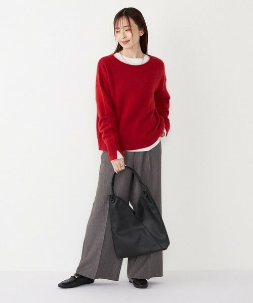 SHIPS / シップス ニット・セーター | SHIPS Colors:フォックス アンゴラ ボートネック ニット◇ | 詳細11