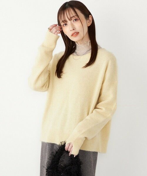 SHIPS / シップス ニット・セーター | SHIPS Colors:フォックス アンゴラ ボートネック ニット◇ | 詳細17