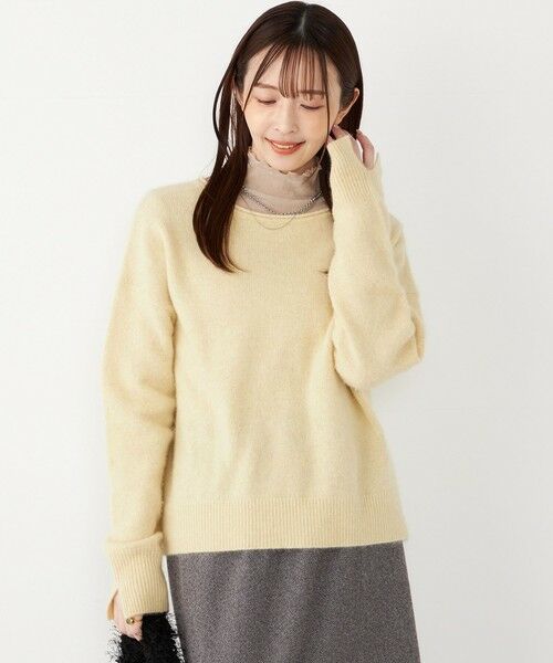 SHIPS / シップス ニット・セーター | SHIPS Colors:フォックス アンゴラ ボートネック ニット◇ | 詳細18