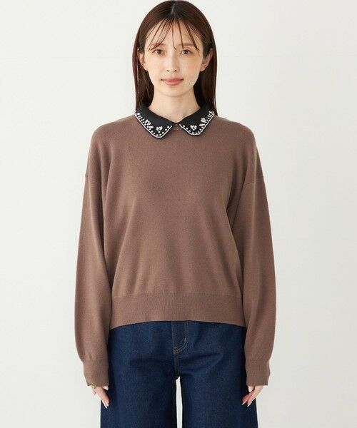 SHIPS / シップス ニット・セーター | SHIPS Colors:〈手洗い可能〉ビジュー カラー ニット◇ | 詳細9