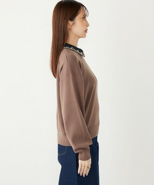 SHIPS / シップス ニット・セーター | SHIPS Colors:〈手洗い可能〉ビジュー カラー ニット◇ | 詳細12