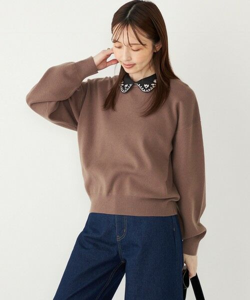 SHIPS / シップス ニット・セーター | SHIPS Colors:〈手洗い可能〉ビジュー カラー ニット◇ | 詳細13