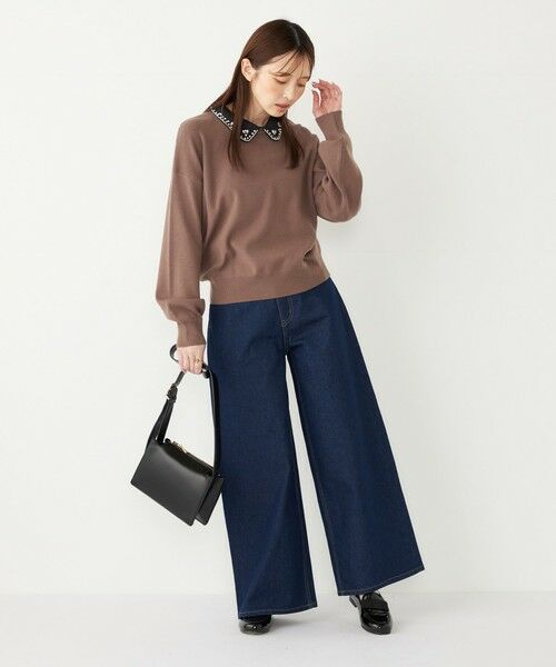 SHIPS / シップス ニット・セーター | SHIPS Colors:〈手洗い可能〉ビジュー カラー ニット◇ | 詳細16