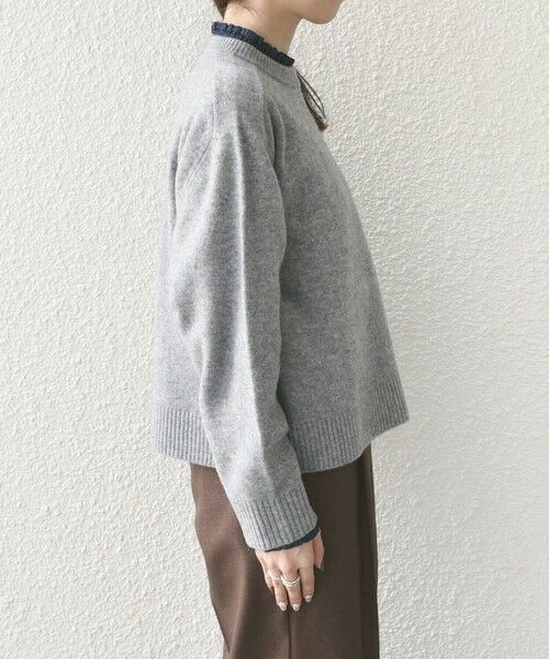 SHIPS / シップス ニット・セーター | SHIPS Colors:〈手洗い可能〉CASHMILE(R) サドルショルダー ニット | 詳細7