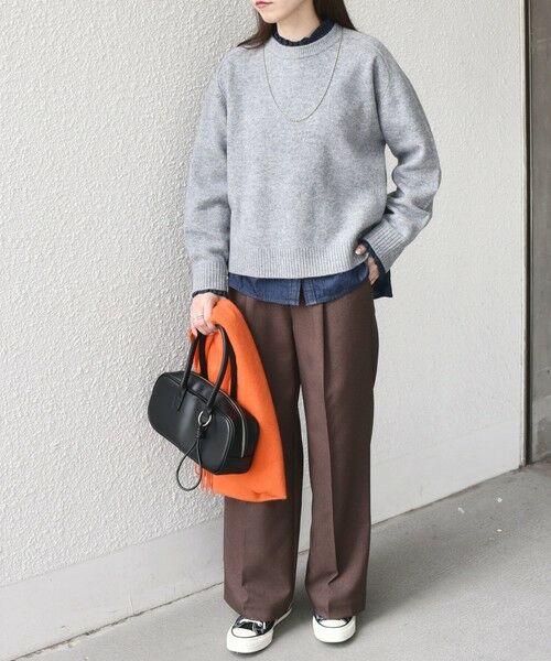 SHIPS / シップス ニット・セーター | SHIPS Colors:〈手洗い可能〉CASHMILE(R) サドルショルダー ニット | 詳細8